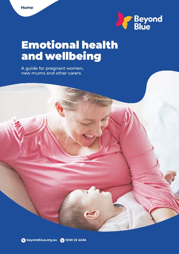 [PDF] A guide for pregnant women, new mums and other carers