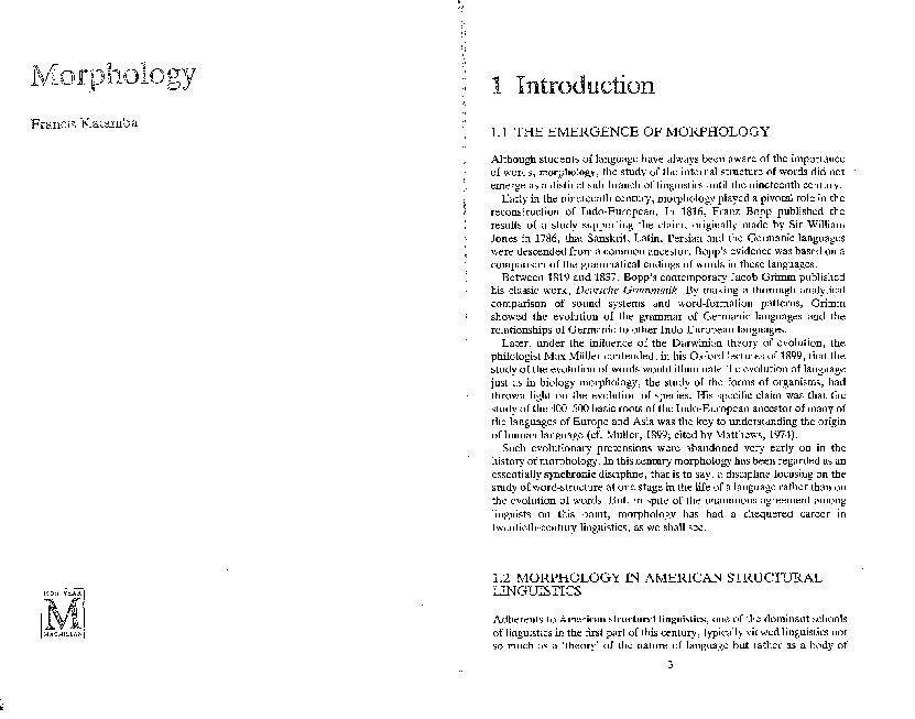 [PDF] Morphology