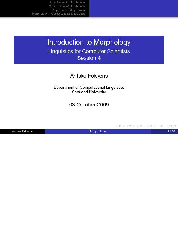 [PDF] Introduction to Morphology - WordPresscom