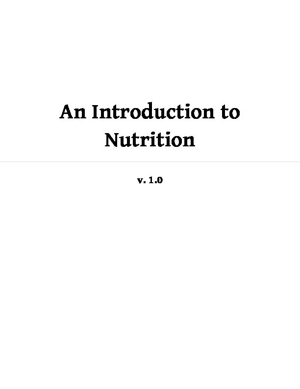[PDF] An Introduction to Nutrition - 2012 Book Archive