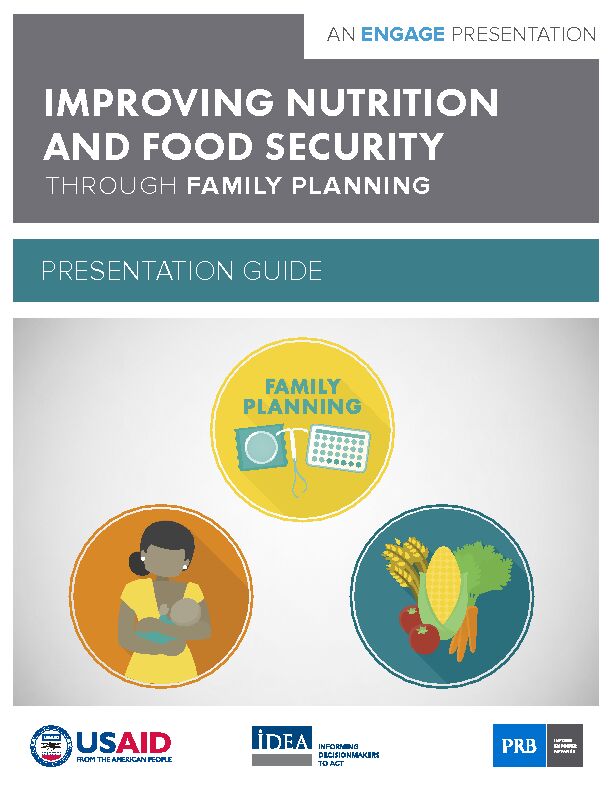 [PDF] IMPROVING NUTRITION AND FOOD SECURITY