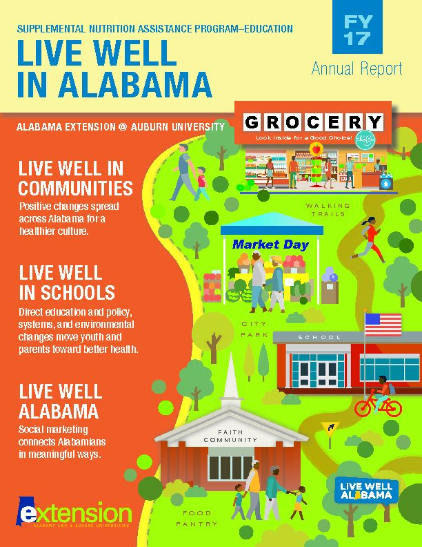 [PDF] LIVE WELL IN ALABAMA - Community Nutrition Education
