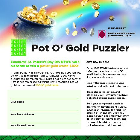 [PDF] Pot O Gold Puzzler - Downtown Muncie