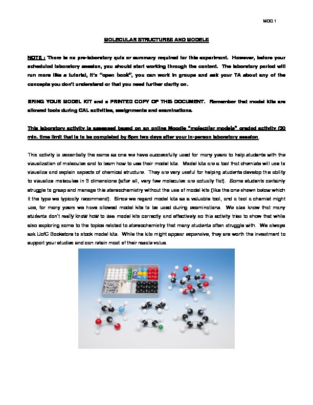 [PDF] Chem 351: Molecular models