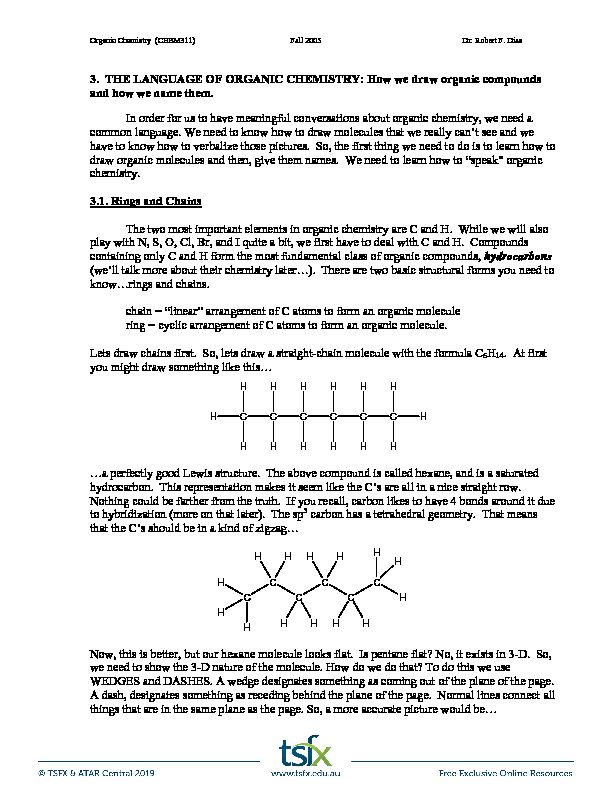 [PDF] Organic Chemistry (CHEM307) - TSFX