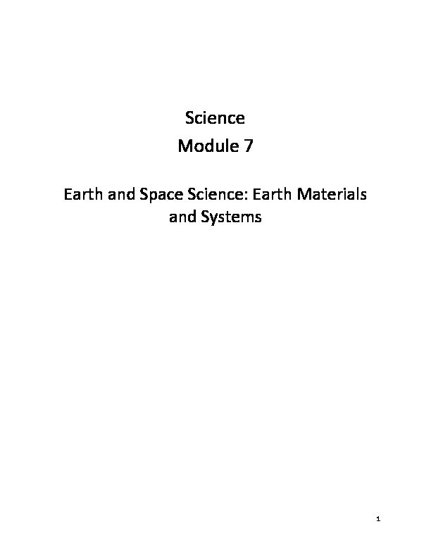 Science Content Module 7 - TNgov