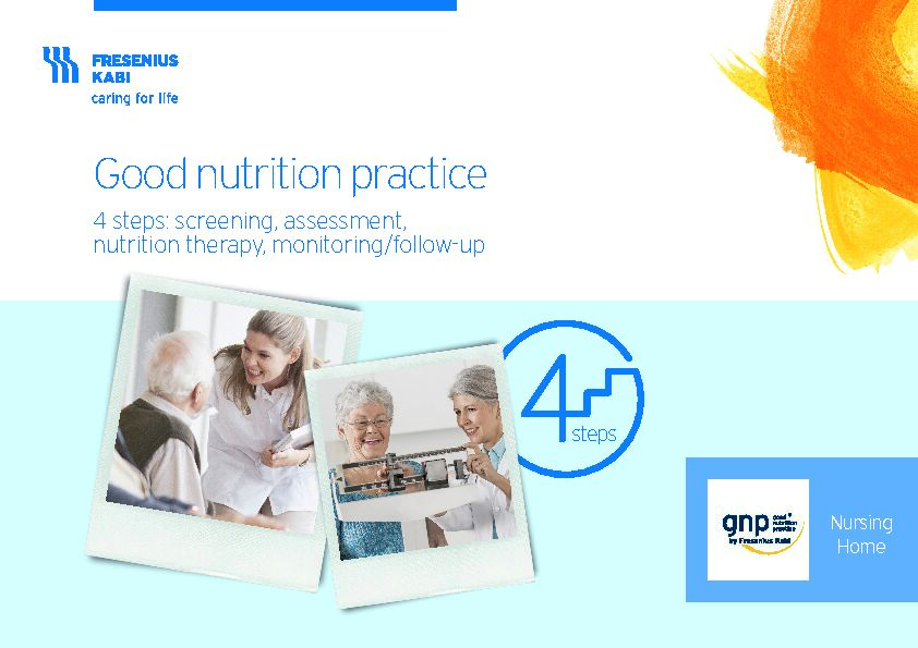 [PDF] Good nutrition practice - Fresubin