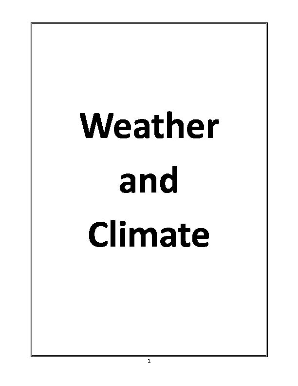 [PDF] What Are the Fundamentals of Climate Science? - CES/FAU