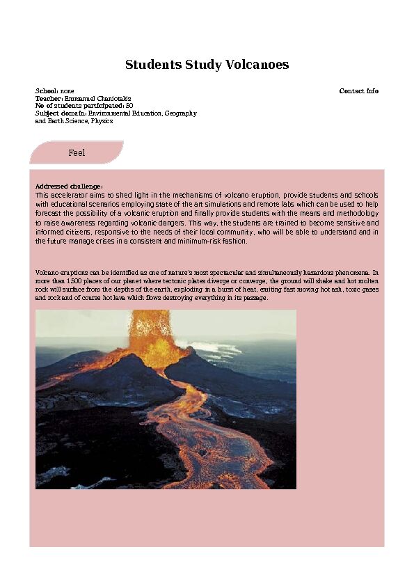[PDF] Students Study Volcanoes