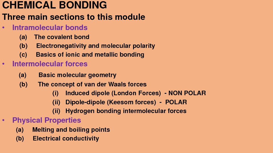 [PDF] CHEMICAL BONDING - IEB