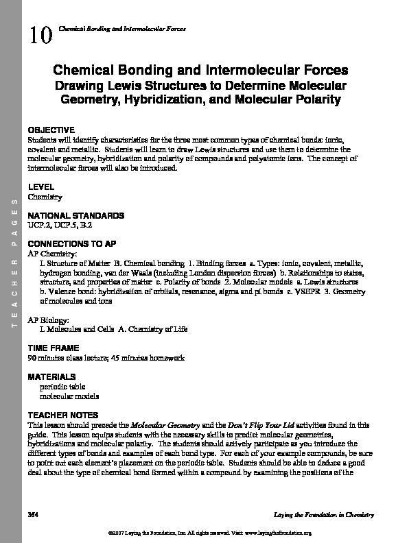 [PDF] Chemical Bonding and Intermolecular Forces
