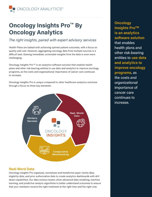 Oncology Insights Pro Oncology Analytics - OncoHealth