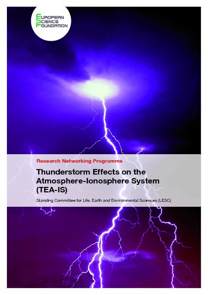 [PDF] Thunderstorm Effects on the Atmosphere-Ionosphere System (TEA-IS)