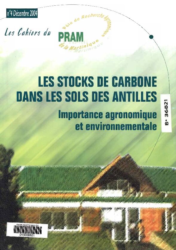 [PDF] Les stocks de carbone dans les sols des Antilles - Horizon IRD