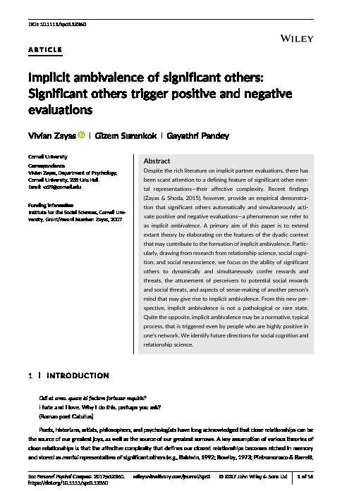 [PDF] Implicit ambivalence of significant others - Person and Context Lab