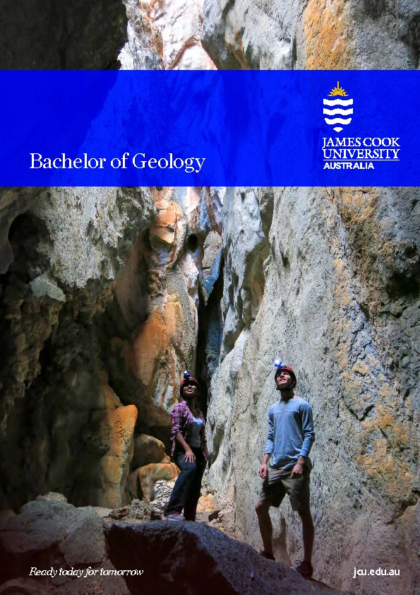 [PDF] Bachelor of Geology - James Cook University