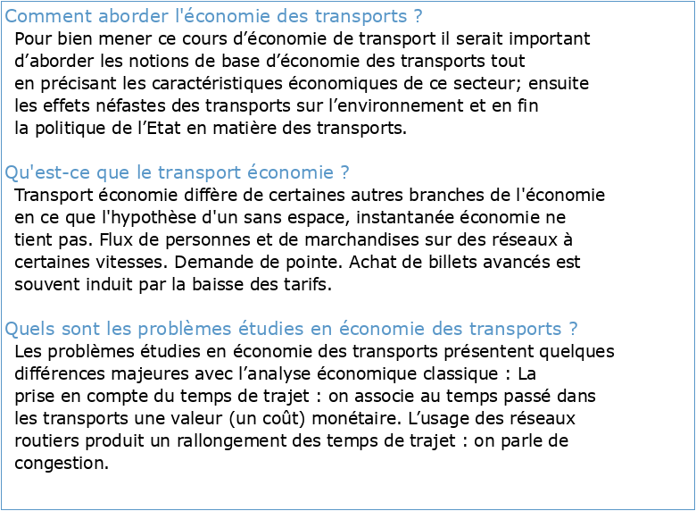 Cours de géographie économique et économie de transport pdf 3