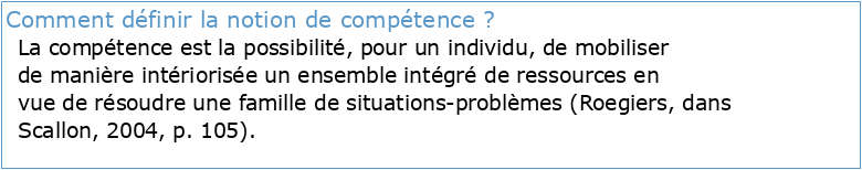 Domaine de competences definition pdf file