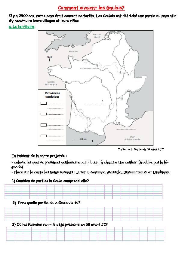 [PDF] Comment vivaient les Gaulois?