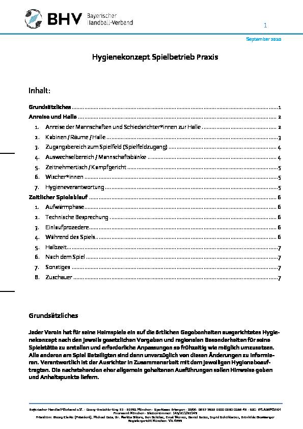 [PDF] Hygienekonzept Spielbetrieb Praxis Inhalt: - SG Moosburg Handball