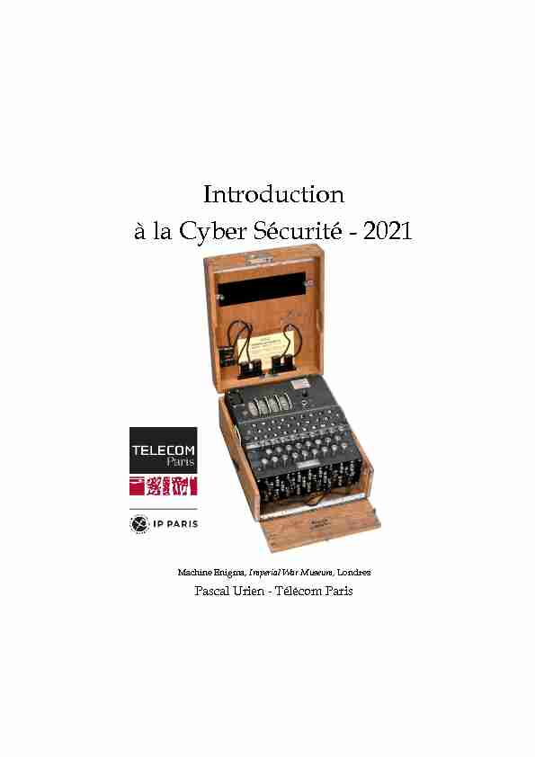 Introduction à la Cyber Sécurité - 2021