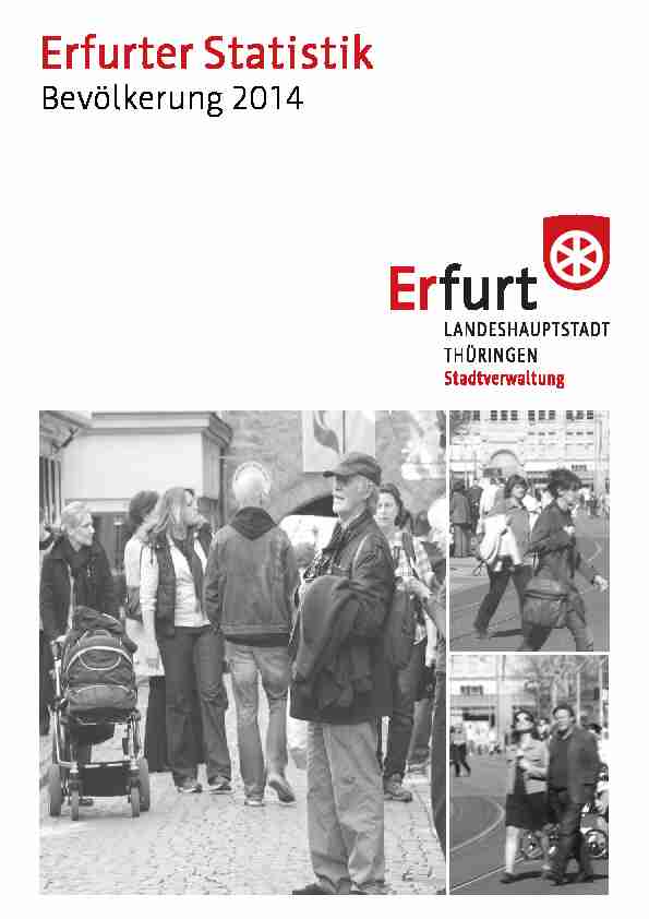Bevölkerung der Stadt Erfurt 2014 - Bestand- und Bewegungsdaten