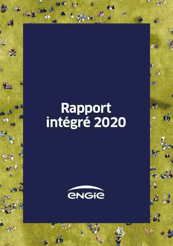 Rapport intégré 2020