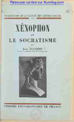 Xénophon et le socratisme