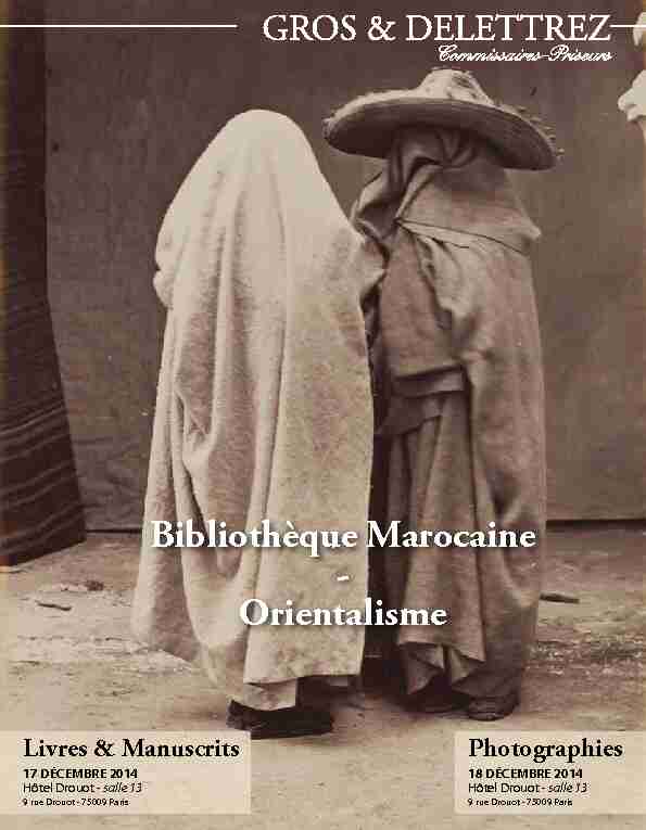 Bibliothèque Marocaine - Orientalisme