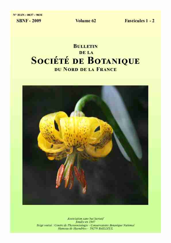 Société de Botanique