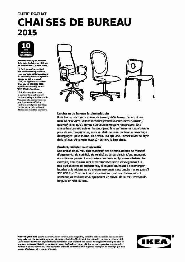 [PDF] CHAI SES DE BUREAU - IKEADDICT