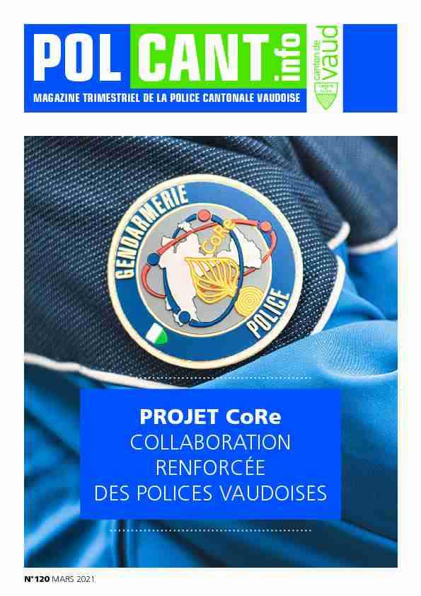 PROJET CoRe COLLABORATION RENFORCÉE DES POLICES