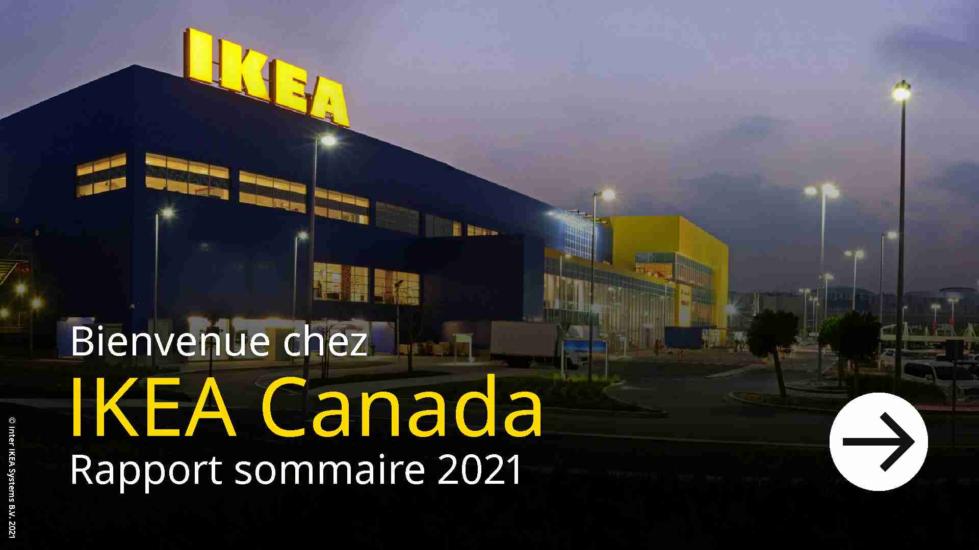 Bienvenue chez Rapport sommaire 2021 - IKEA Canada