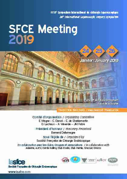 SFCE Meeting