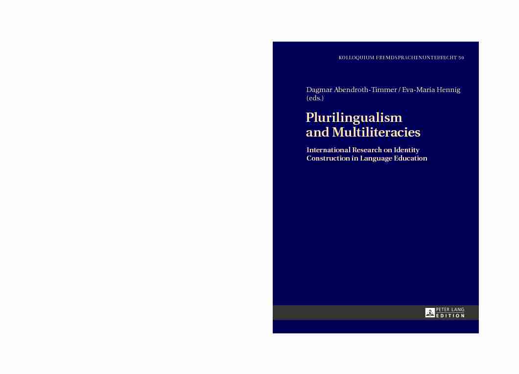 Plurilingualism and Multiliteracies: International Research on