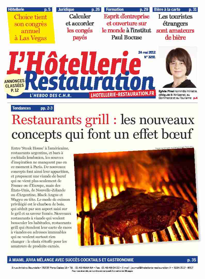 [PDF] Restaurants grill - LHôtellerie Restauration