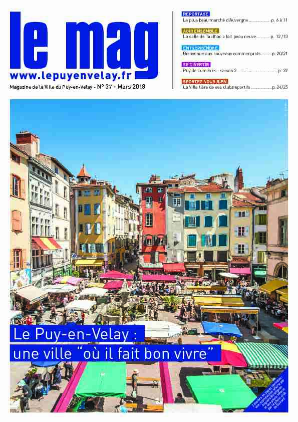 Le Puy-en-Velay : une ville “où il fait bon vivre”