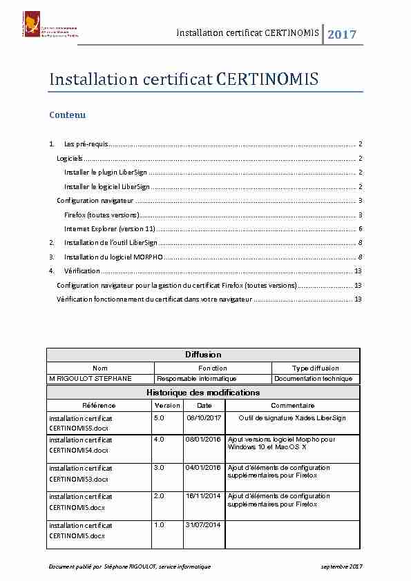 [PDF] Installation certificat CERTINOMIS - Territoire dénergie 90