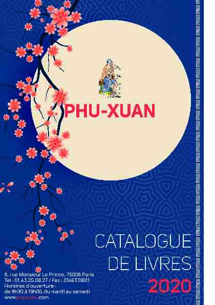 [PDF] Catalogue Livres PhuXuan2020-crgpdf