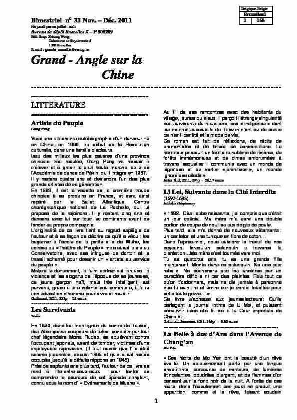 [PDF] Grand - Angle sur la Chine