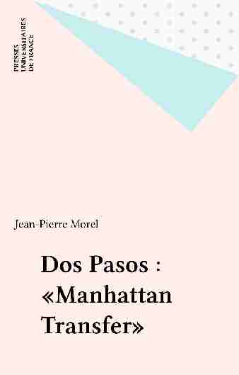 Dos Pasos : «Manhattan Transfer»
