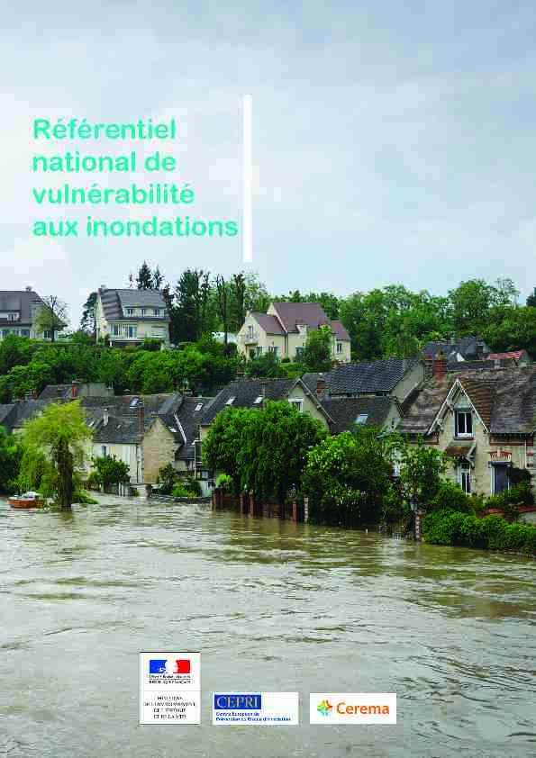 Référentiel national de vulnérabilité aux inondations