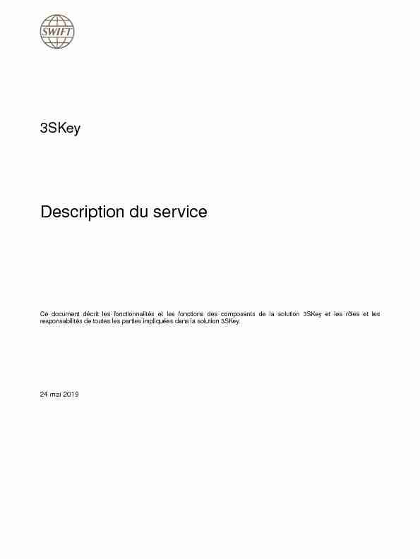 3SKey - Description du service