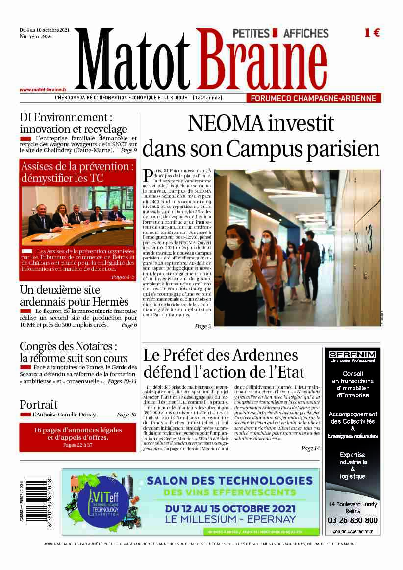 NEOMA investit dans son Campus parisien