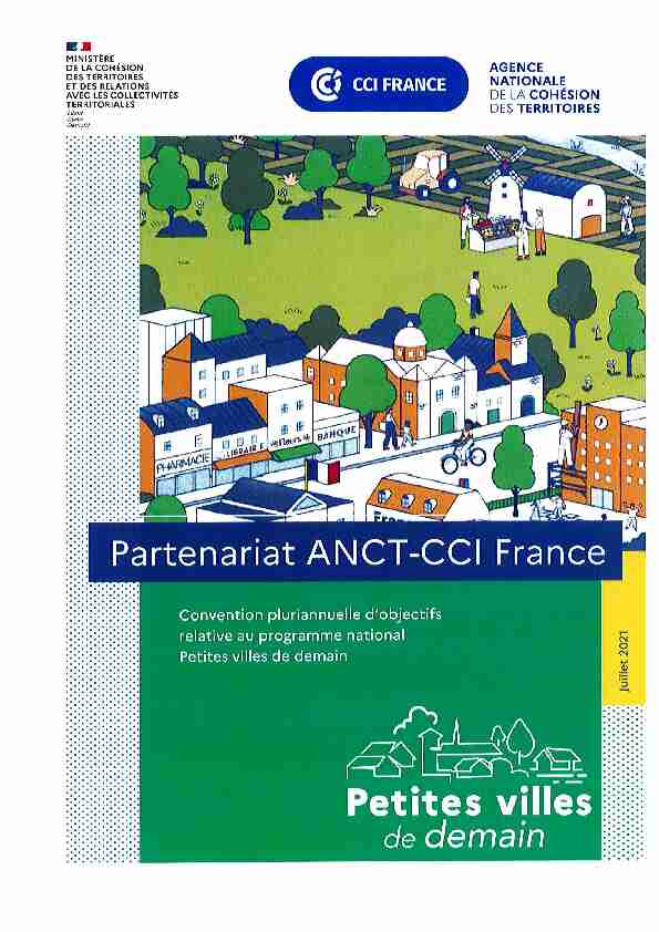 Convention de partenariat ANCT-CCI France 13.07.2021
