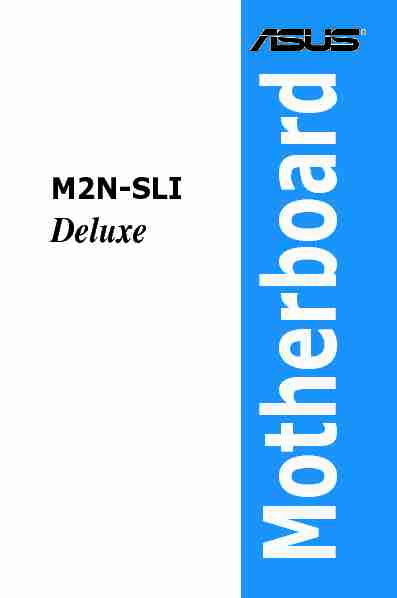 M2N-SLI - Deluxe