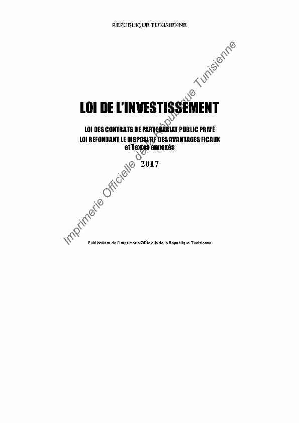 [PDF] LOI DE LINVESTISSEMENT - Inkyfada