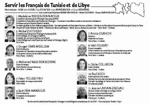 Servir les Français de Tunisie et de Libye