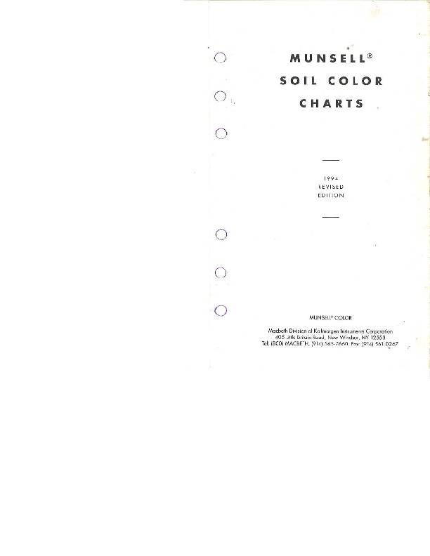 munsell® - soil color