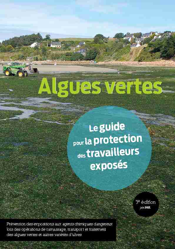 [PDF] Algues vertes - DREETS Bretagne
